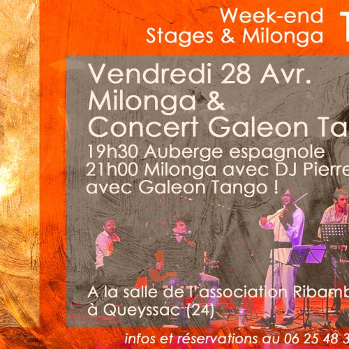 Week-end TANGO : Concert / Milonga et Stages