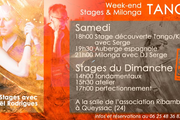 Week-end TANGO : Stages et Milonga